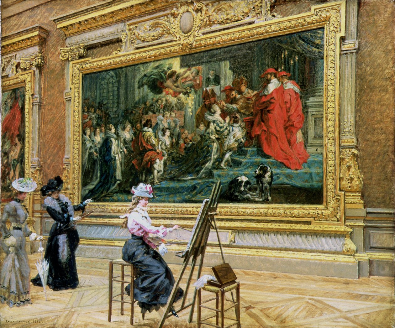 Rubens Odasındaki En Ciddi Öğrenci, 1902 by Louis Beroud