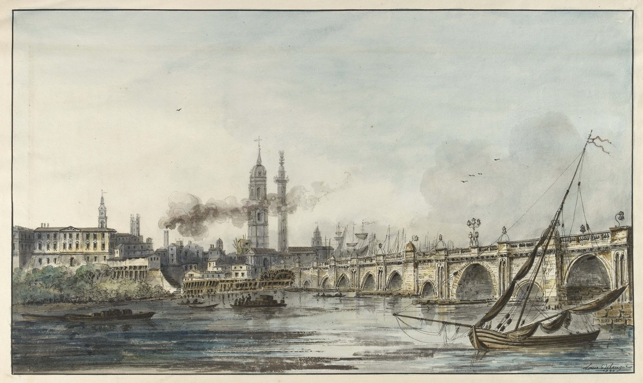 Thames üzerinden St Magnus Kilisesi