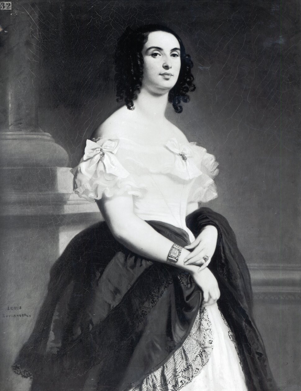 Adele Foucher (1803-68) 1839 by Louis Boulanger