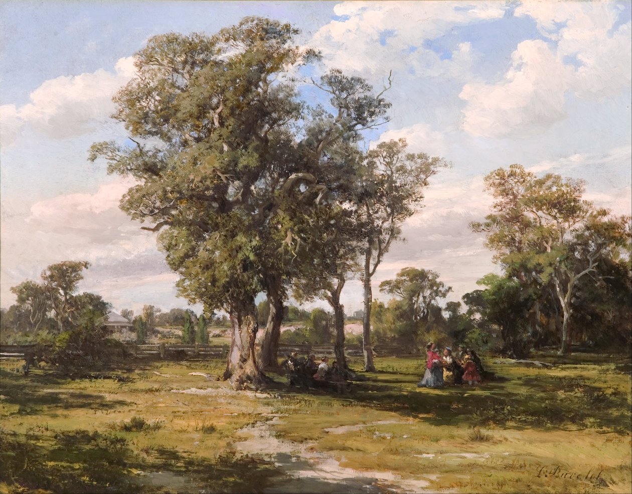 St Kilda Parkı by Louis Buvelot