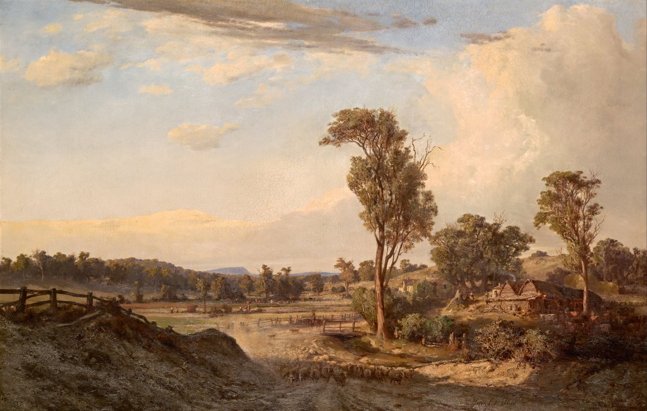 Yaz öğleden sonra, Templestowe by Louis Buvelot