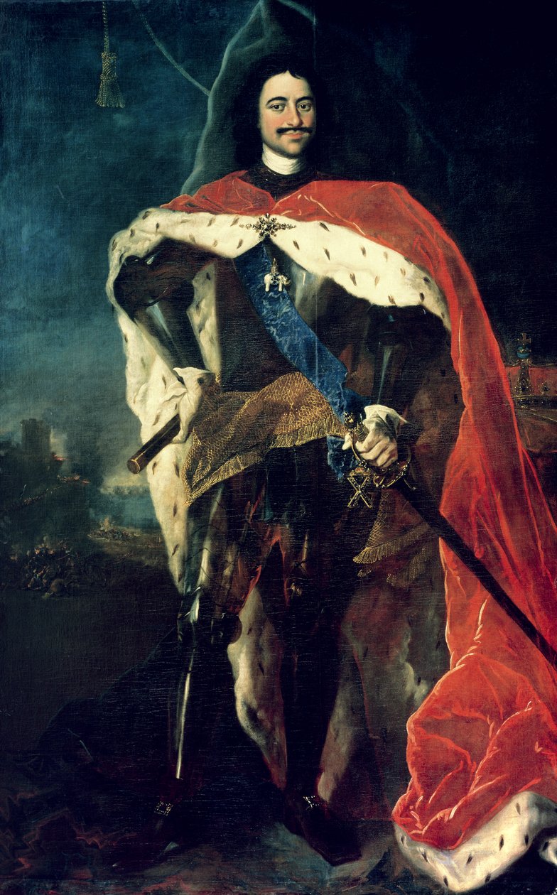 Büyük Peter (1672-1725) by Louis Caravaque