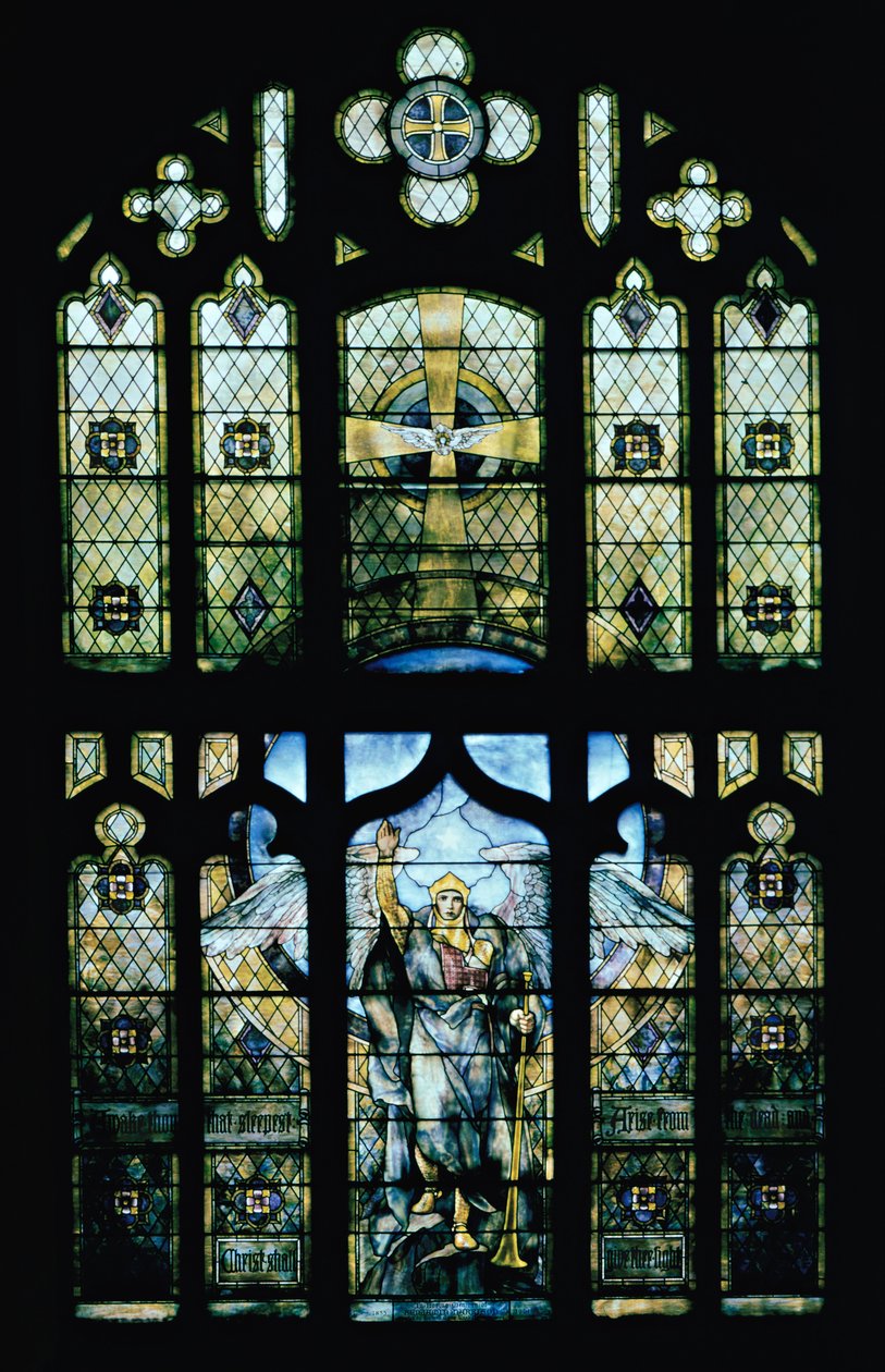 Diriliş Meleği by Louis Comfort Tiffany