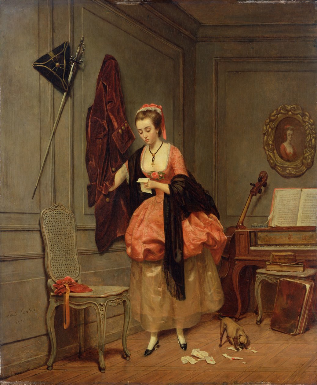 Sevgili Hanım, 1846 by Louis Coulon
