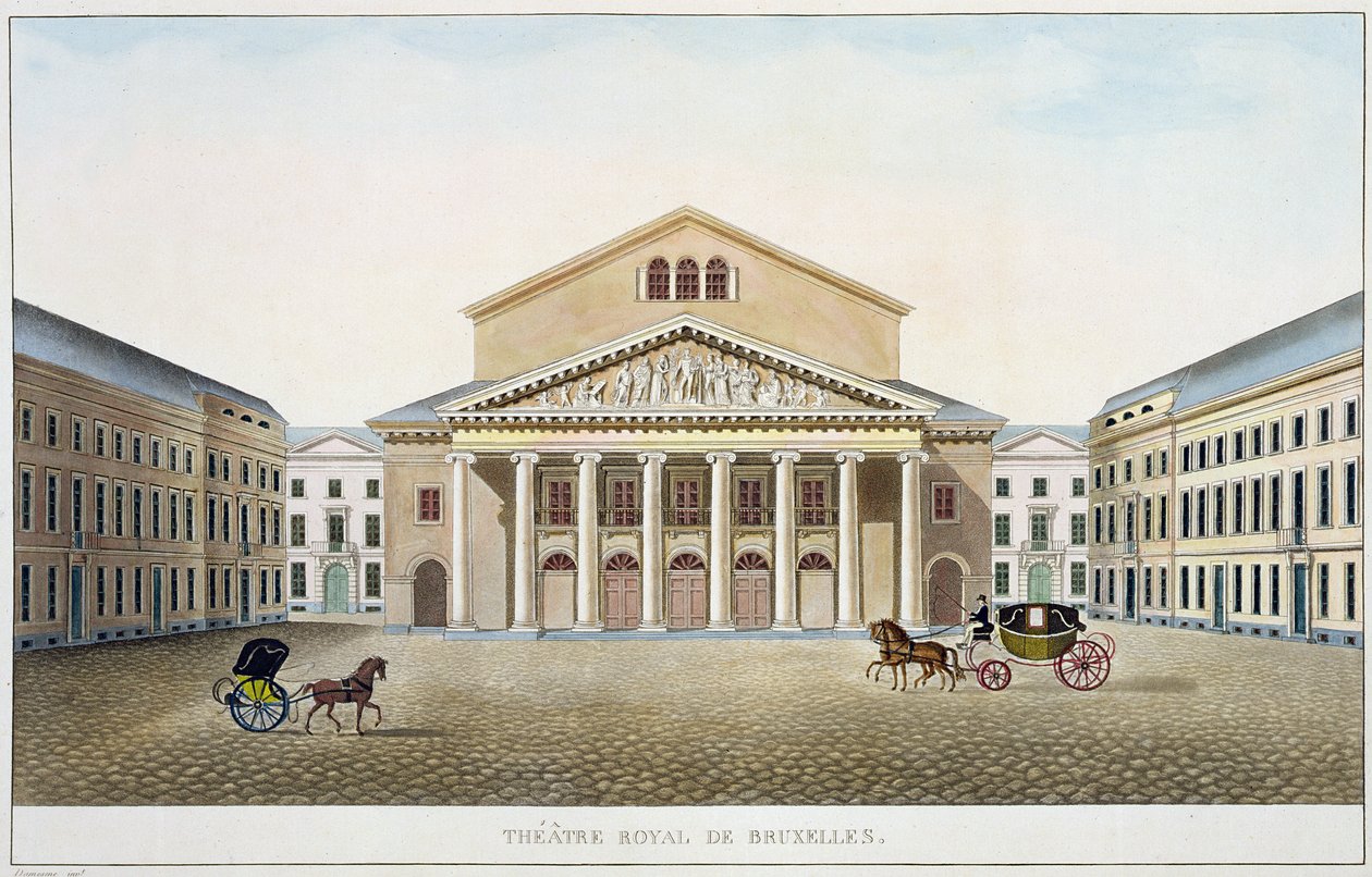 Theatre Royal, Brüksel, Pierre Jacques Goetghebuer tarafından Hollanda Krallığının En Olağanüstü Anıtlarının, Binalarının ve Evlerinin Seçimi