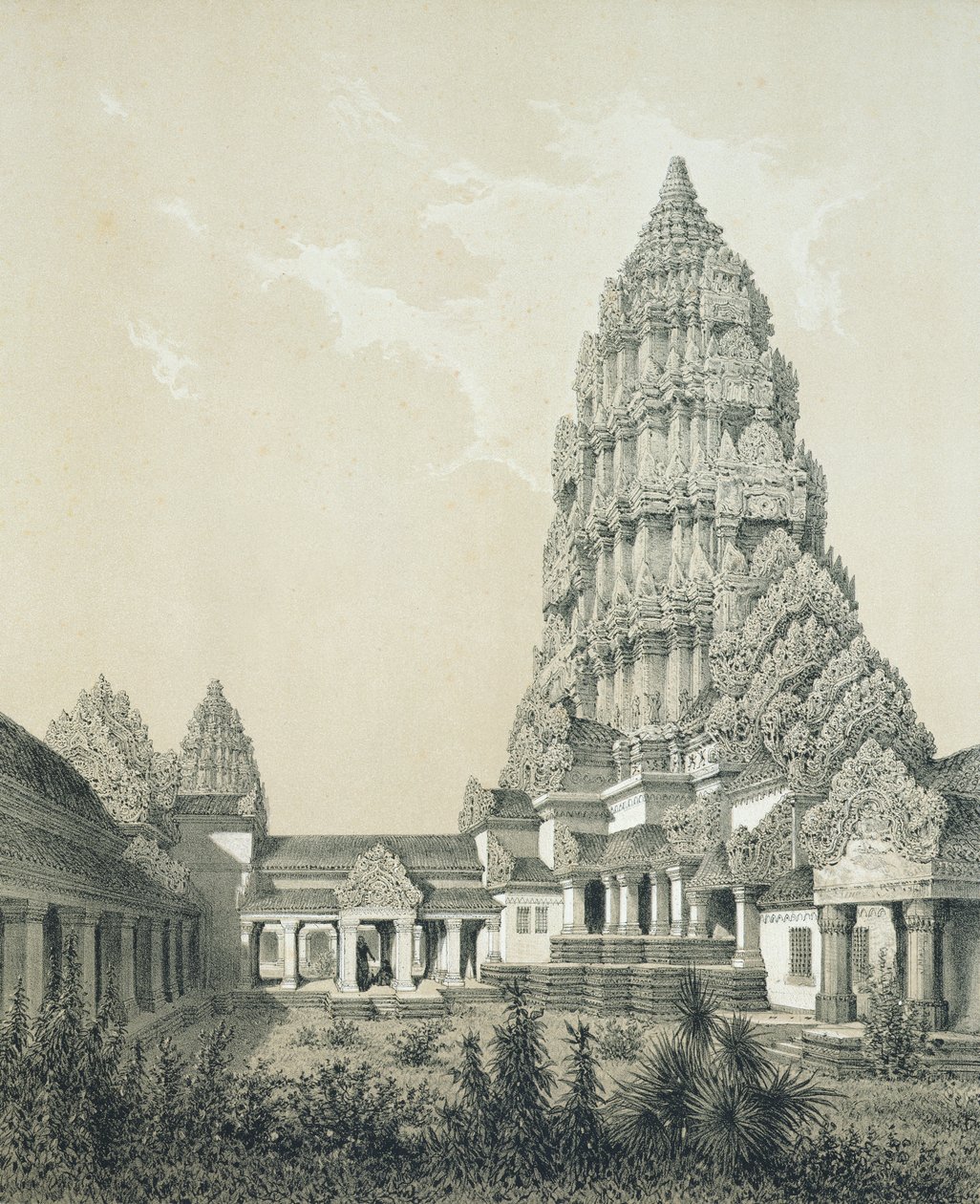 Merkez kule ve Angkor Wat