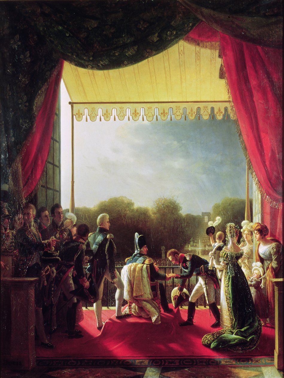 İspanyol Savaşından Sonra Birliklerin Dönüşü, 1823 by Louis Ducis