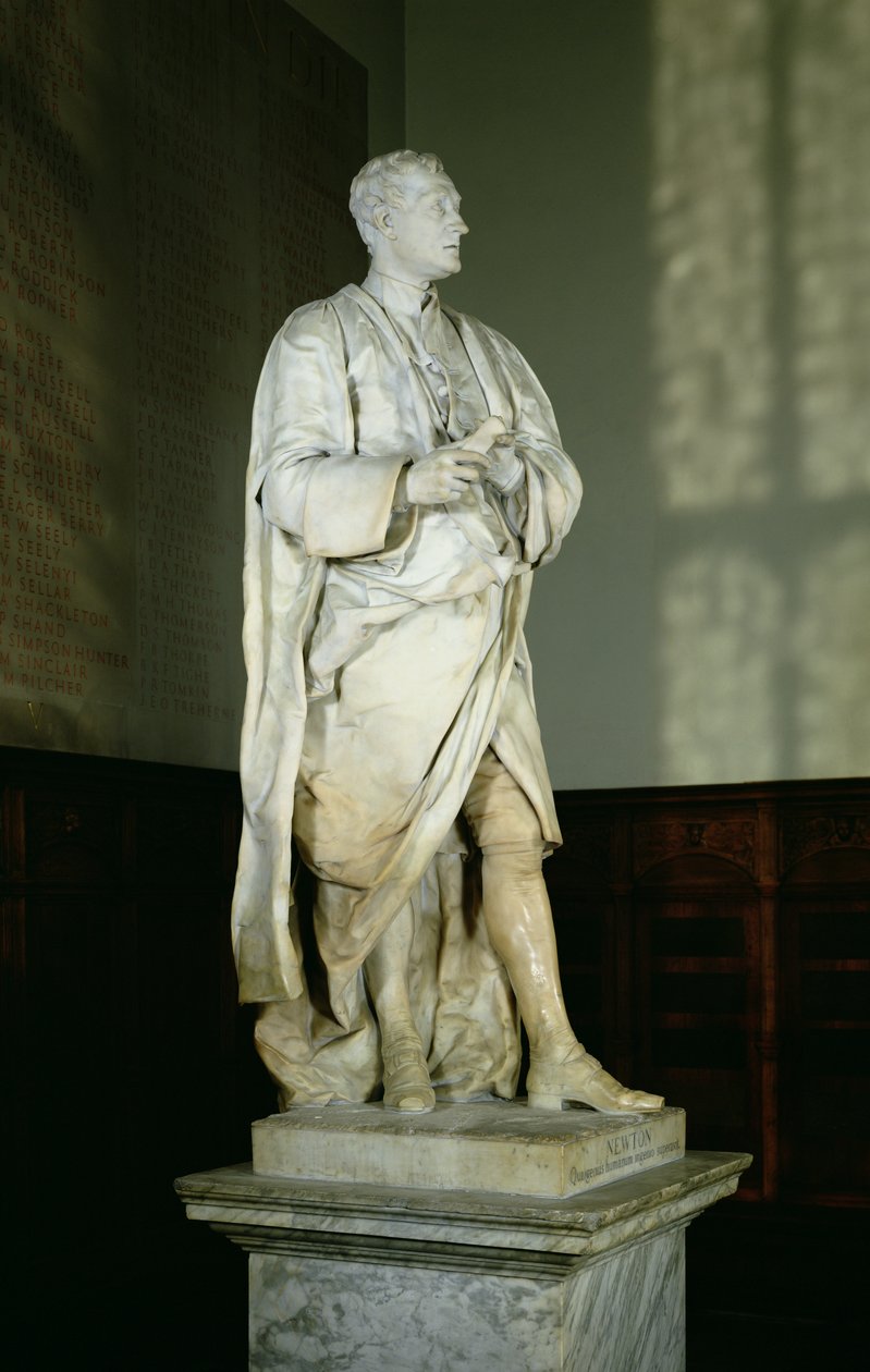 Sir Isaac Newton (1642-1727) (mermer) by Louis Francois Roubillac