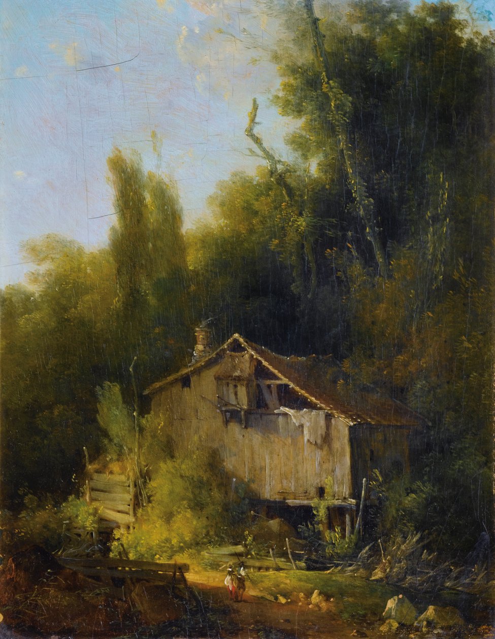 eski değirmen by Louis Gabriel Moreau