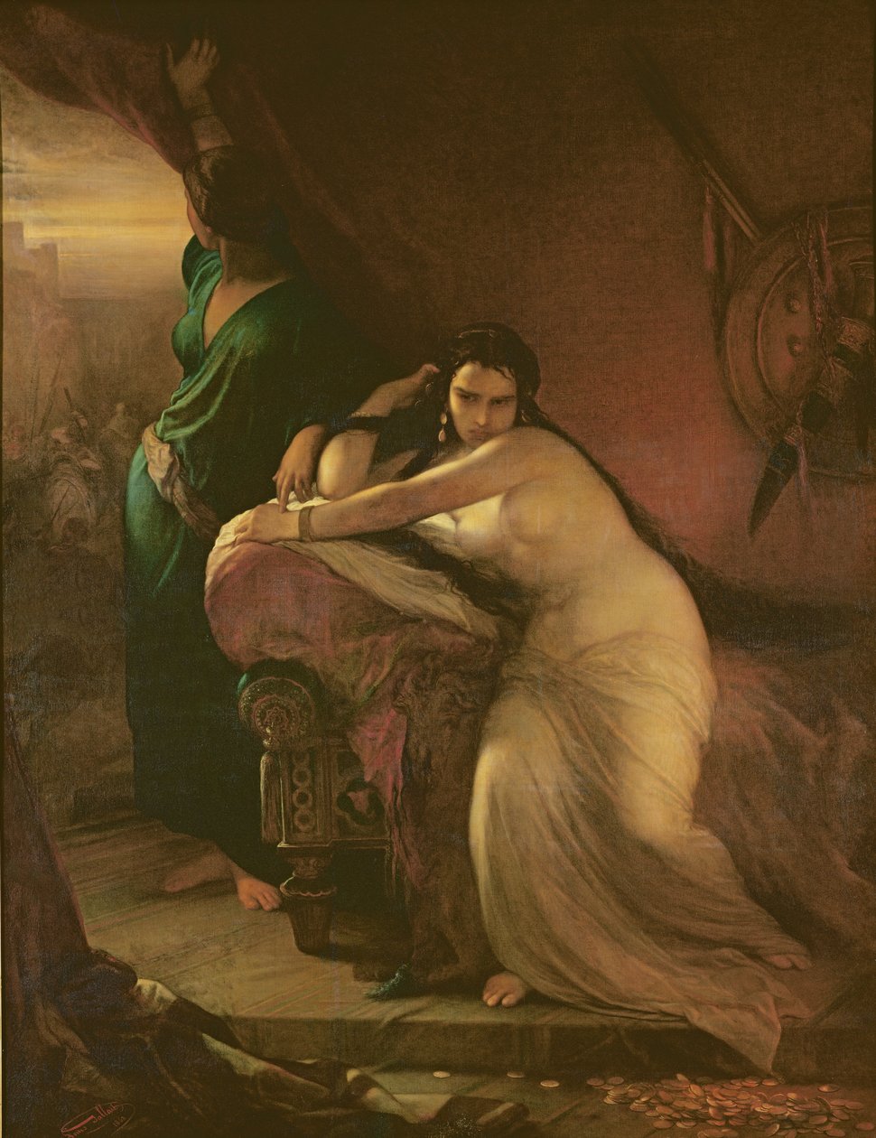 The Remorse of Delilah, 1862  by Louis Gallait