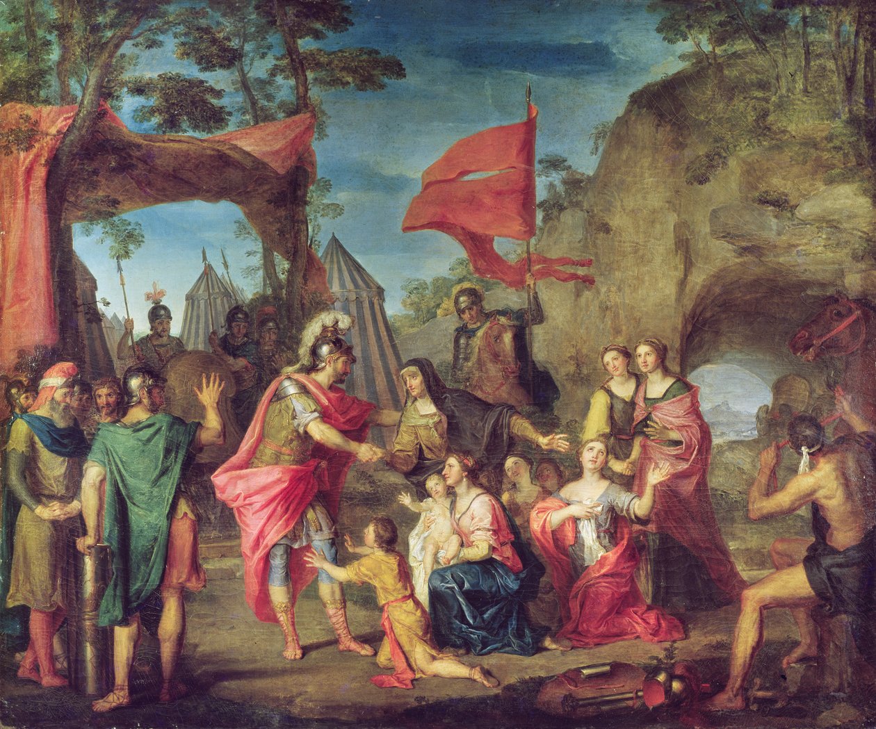 Volscian Kampında Coriolanus, 1747 by Louis Galloche