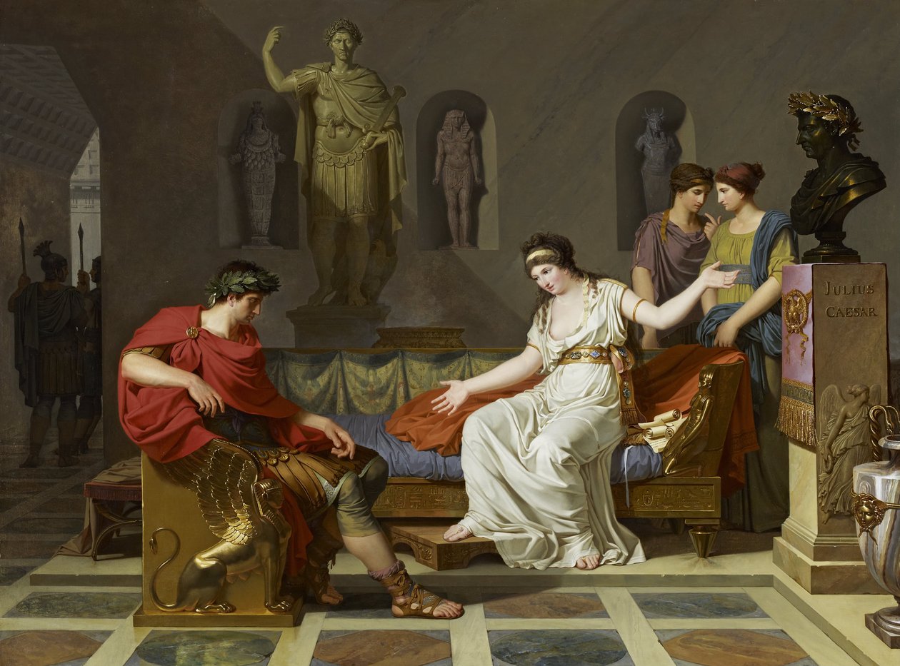 Kleopatra ve Octavianus by Louis Gauffier