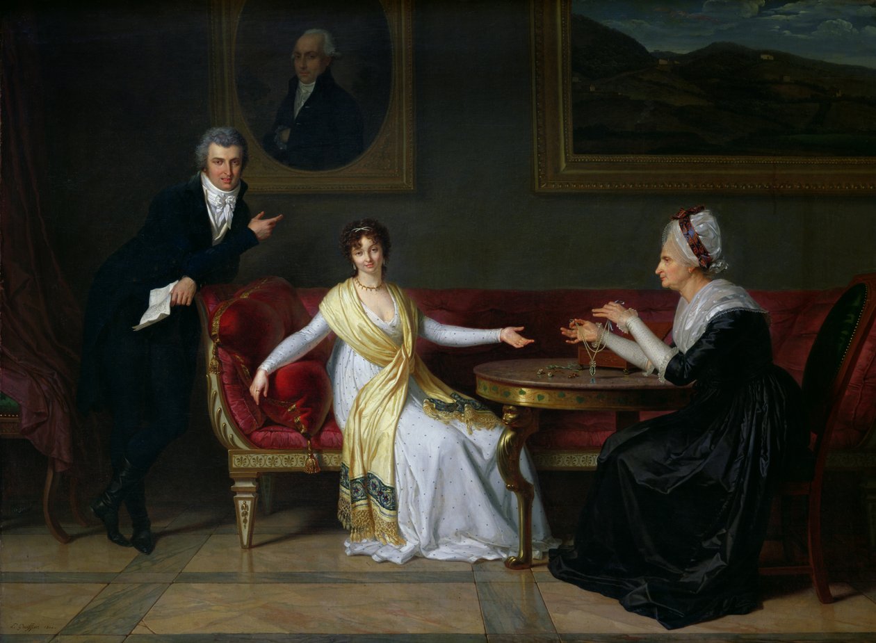 Salucci ailesi, 1800 by Louis Gauffier
