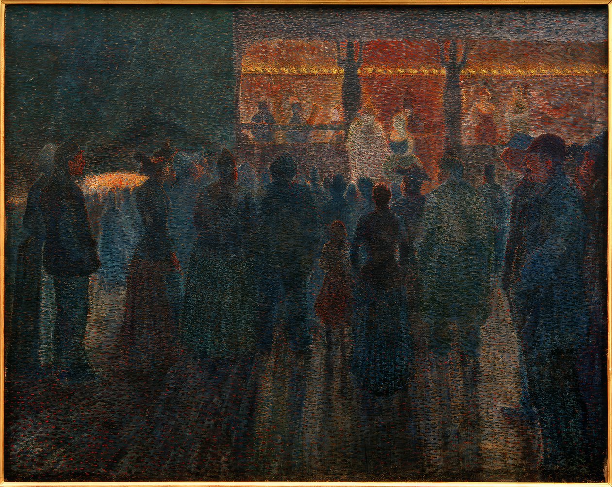 Geceleri eğlence fuarı by Louis Hayet