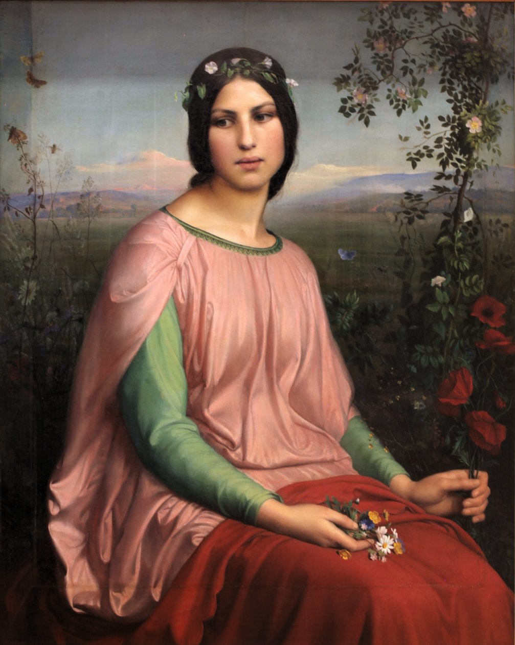 kır çiçekleri by Louis Janmot