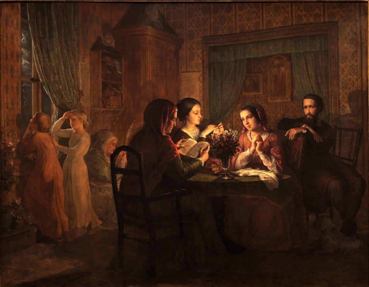 Ruhun Şiiri - Baba çatısı by Louis Janmot