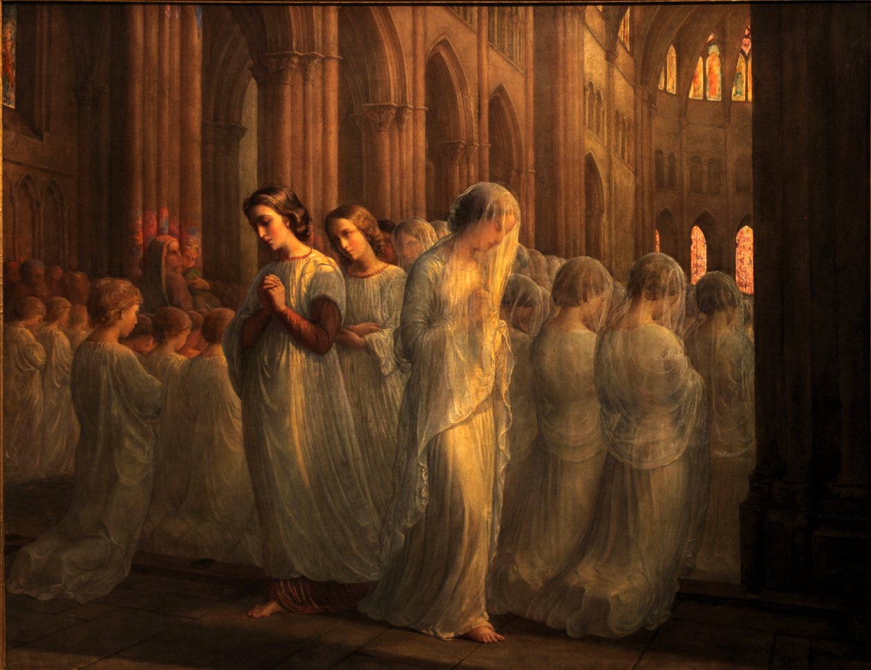 Ruhun Şiiri - İlk komünyon by Louis Janmot