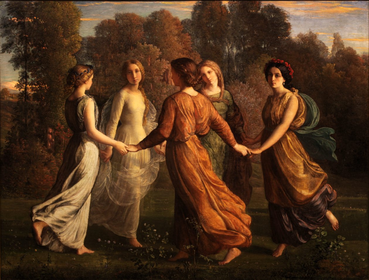 Ruhun Şiiri - Altın merdivenler by Louis Janmot