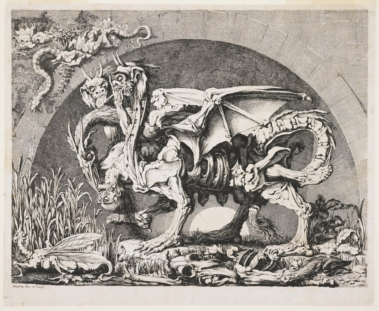 Kimera, c. 1778-1780 by Louis Jean Desprez
