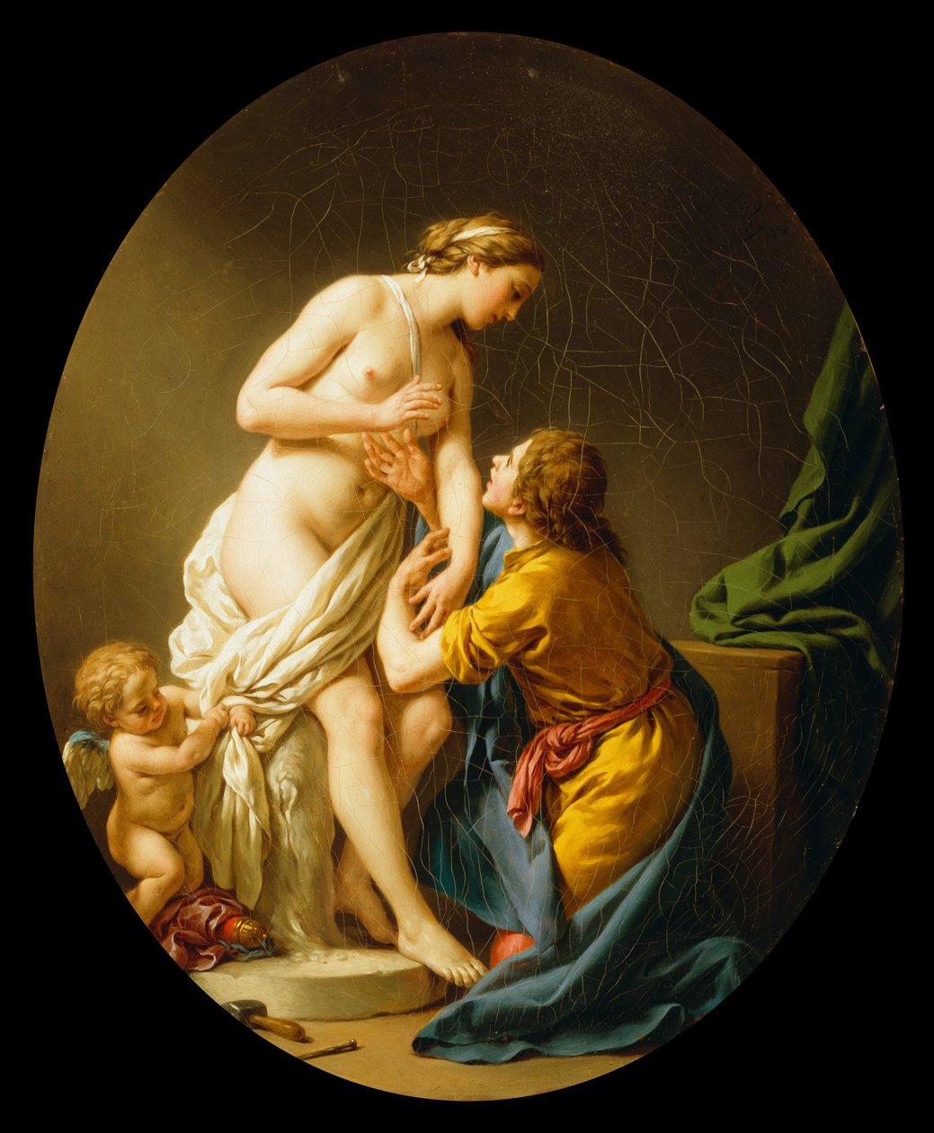 Pygmalion ve Galatea, 1781 by Louis Jean François Lagrenée