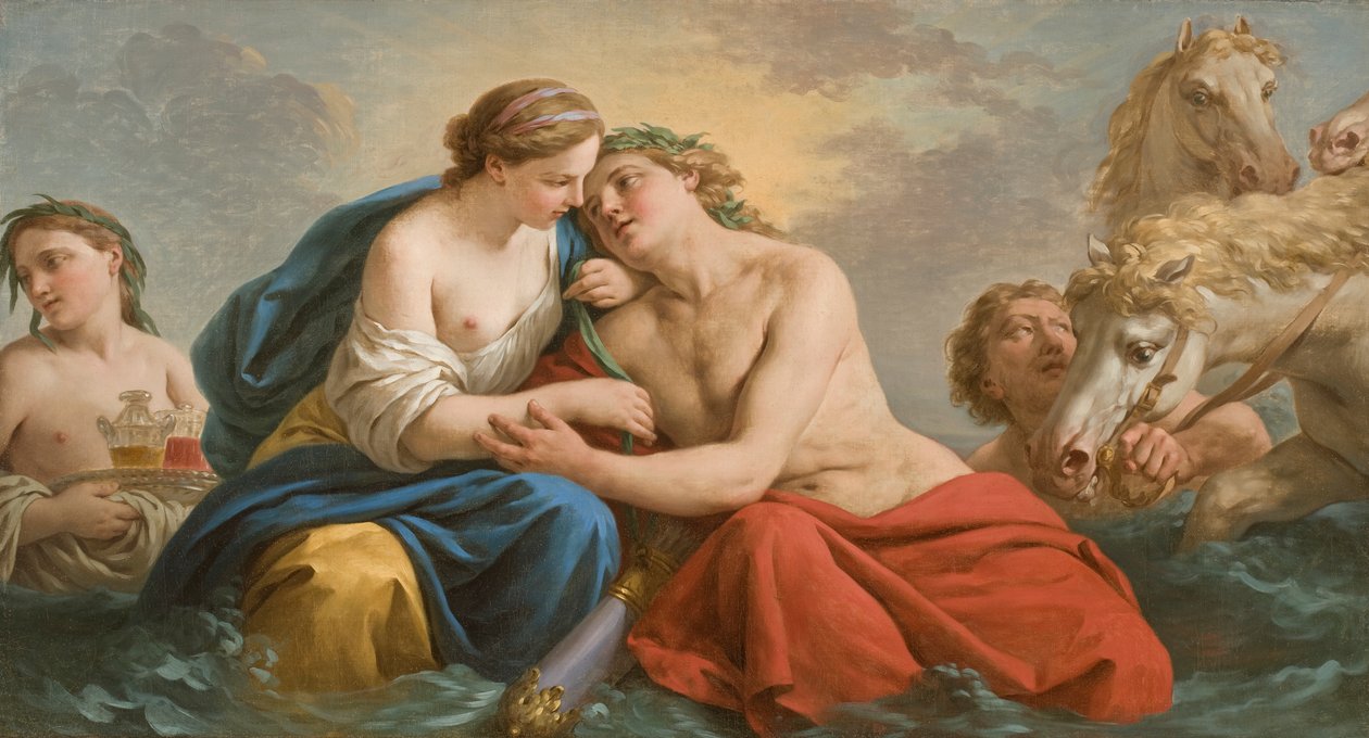 Günbatımı, 1772 by Louis Jean François Lagrenée