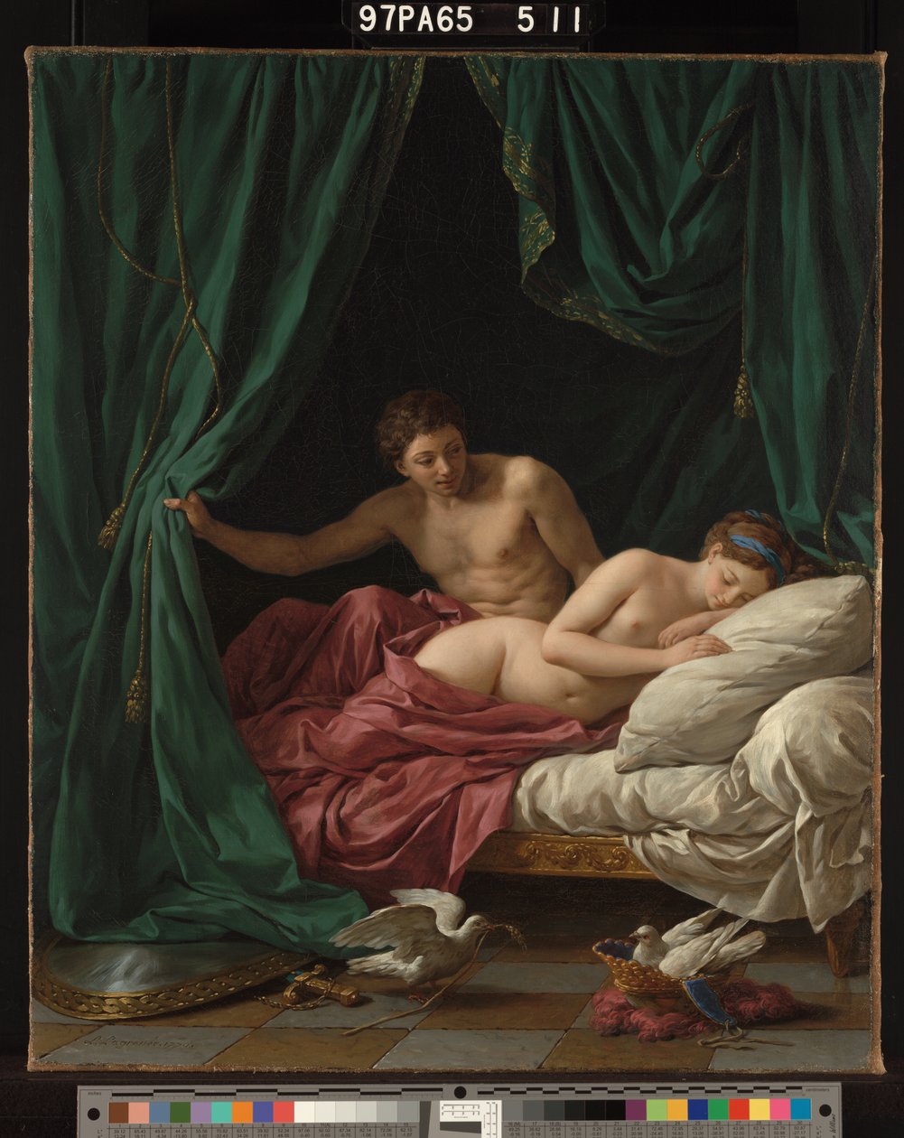 Mars ve Venüs, Barış Alegorisi by Louis Jean François Lagrenée