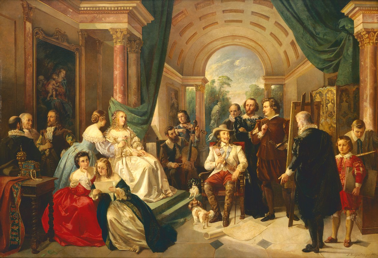 Anthony van Dyck, Charles I Mahkemesi