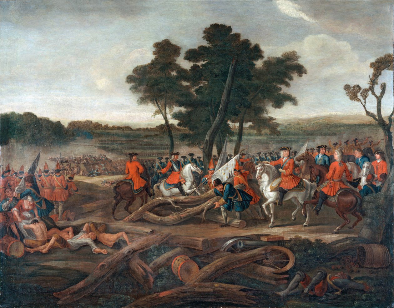 Malplaquet Savaşı, 11 Eylül 1709, c.1713 by Louis Laguerre