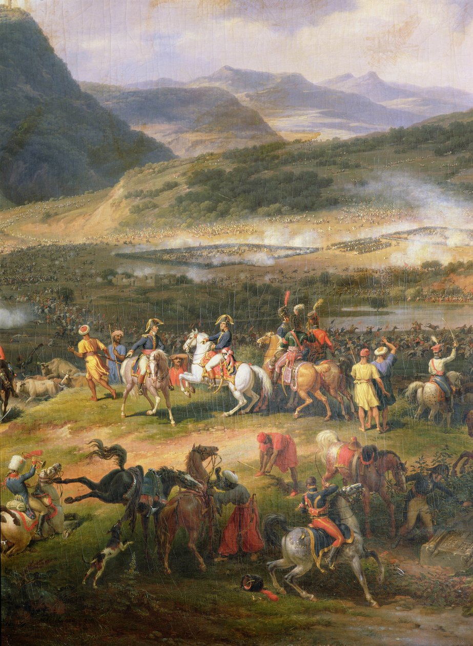 Thabor Dağı Muharebesi, 16 Nisan 1799, Napolyon ve Asasının detayı, 1808 (174808 detayı) by Louis Lejeune