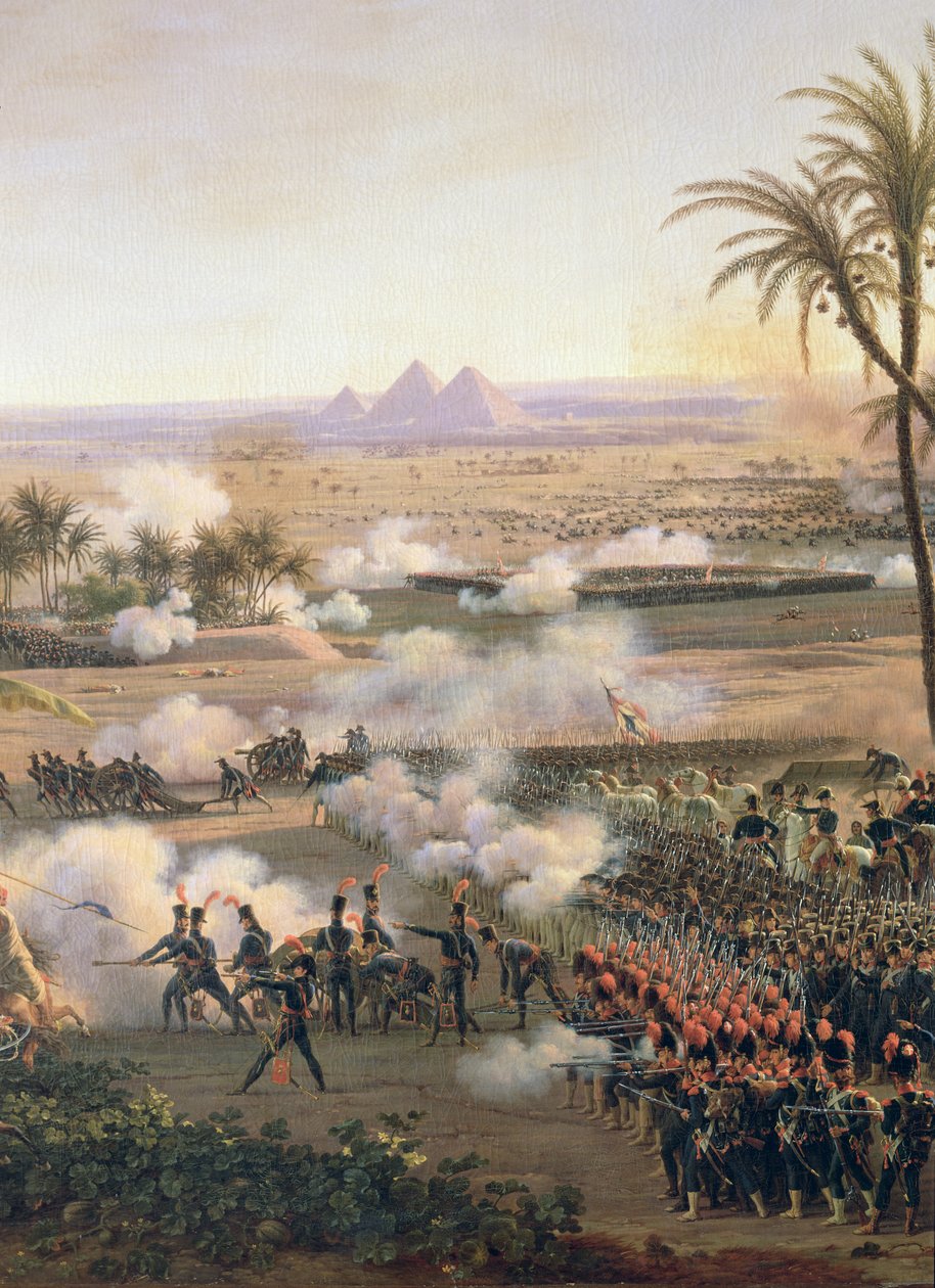 Piramitler Savaşı, 21 Temmuz 1798, 1806 (detay) by Louis Lejeune
