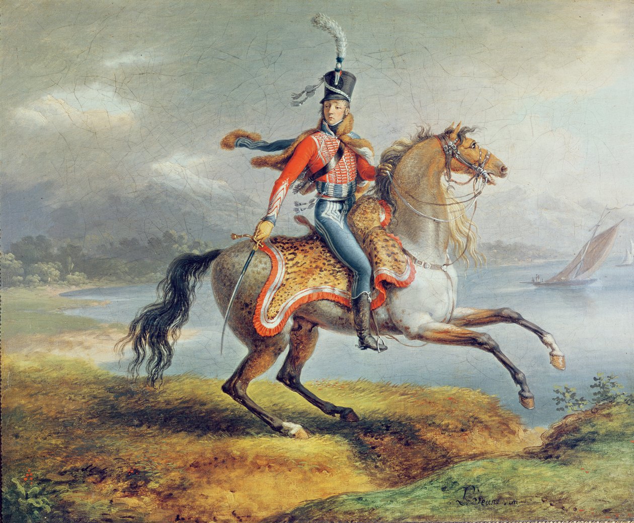 Binicilik otoportresi, 1806-08 by Louis Lejeune