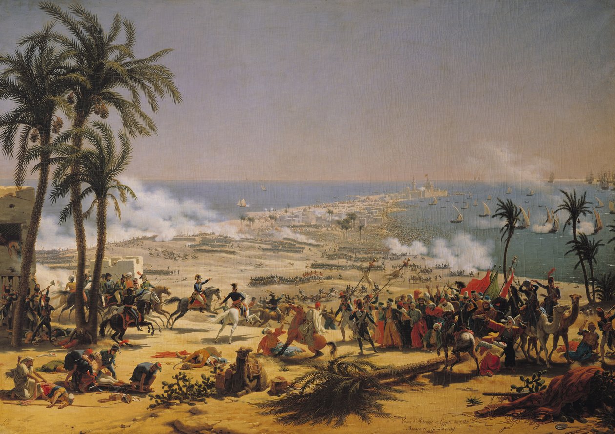 Aboukir Savaşı, 25 Temmuz 1799 by Louis Lejeune