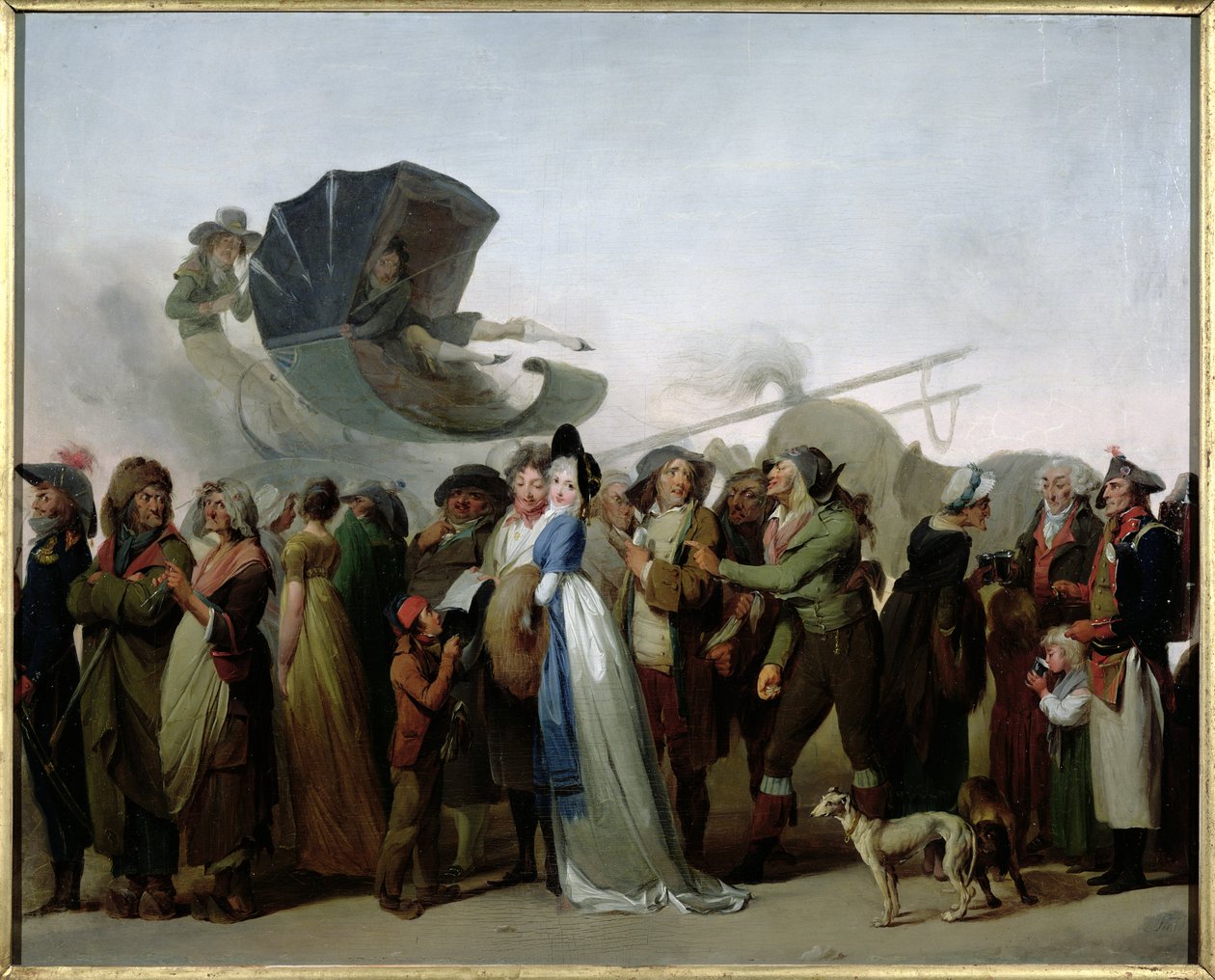 'İnanılmaz Mart' 1795 by Louis Leopold Boilly