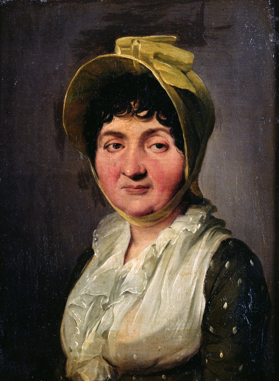 Yaşlı Bir Kadının Portresi by Louis Leopold Boilly