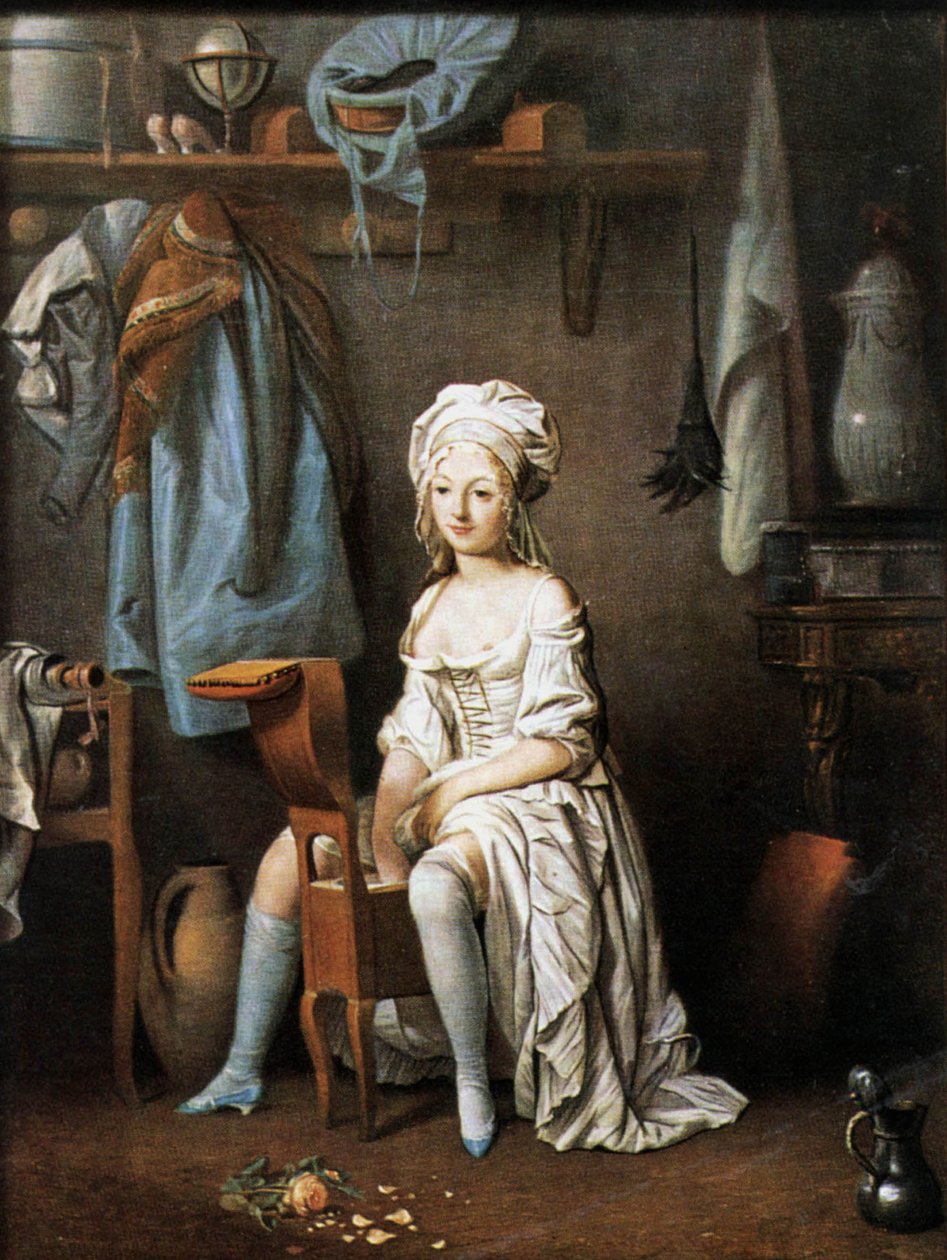 Sabah Yıkama: Bidedeki Kadın, c.1790 by Louis Leopold Boilly