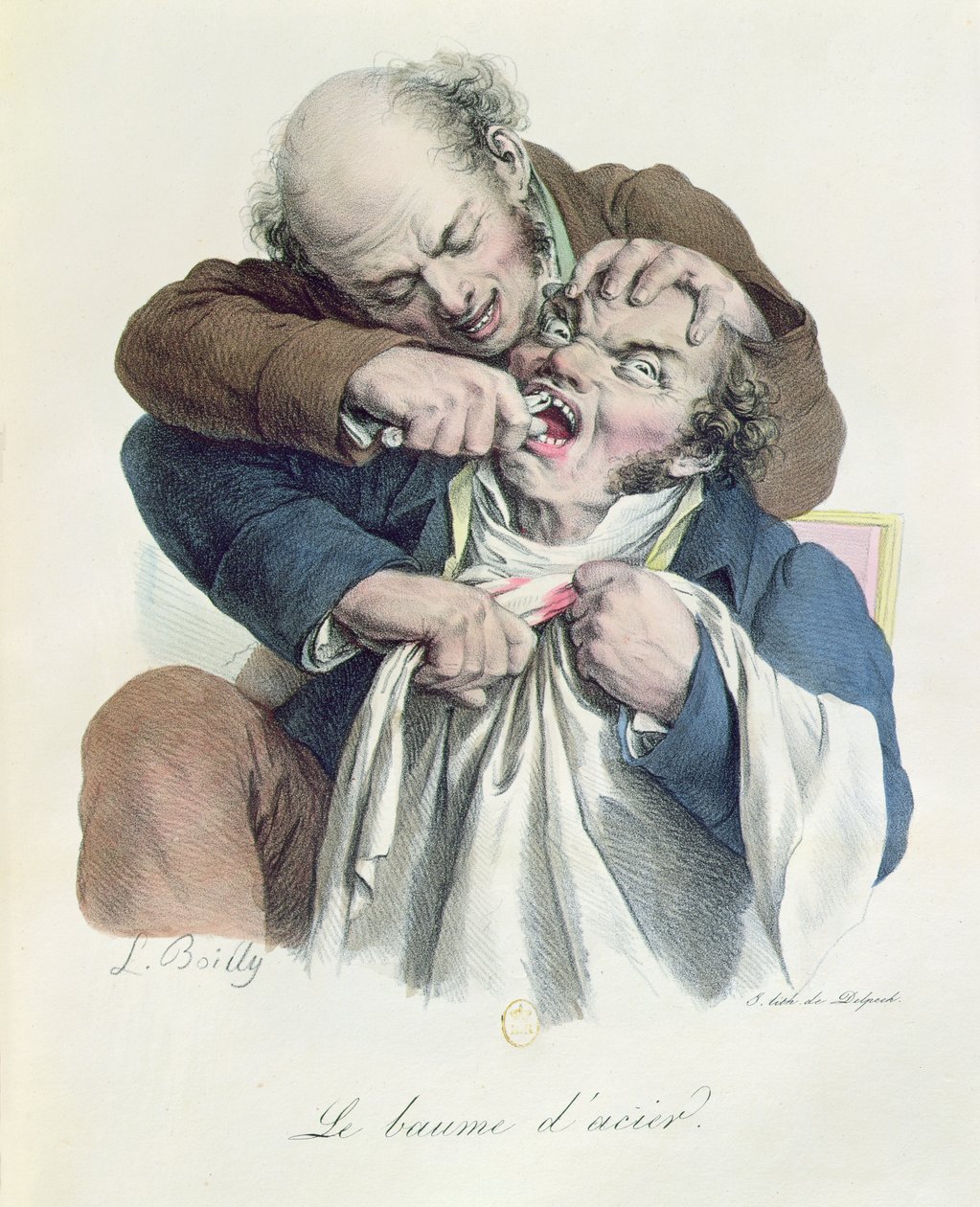 Francois Seraphin Delpech (1778-1825) tarafından oyulmuş Çelik Balsamı, c.1826 by Louis Leopold Boilly