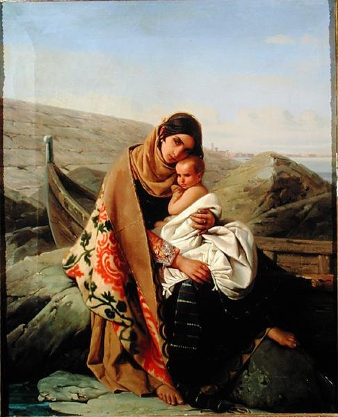 Mutlu Anne, 1834 by Louis Leopold Robert