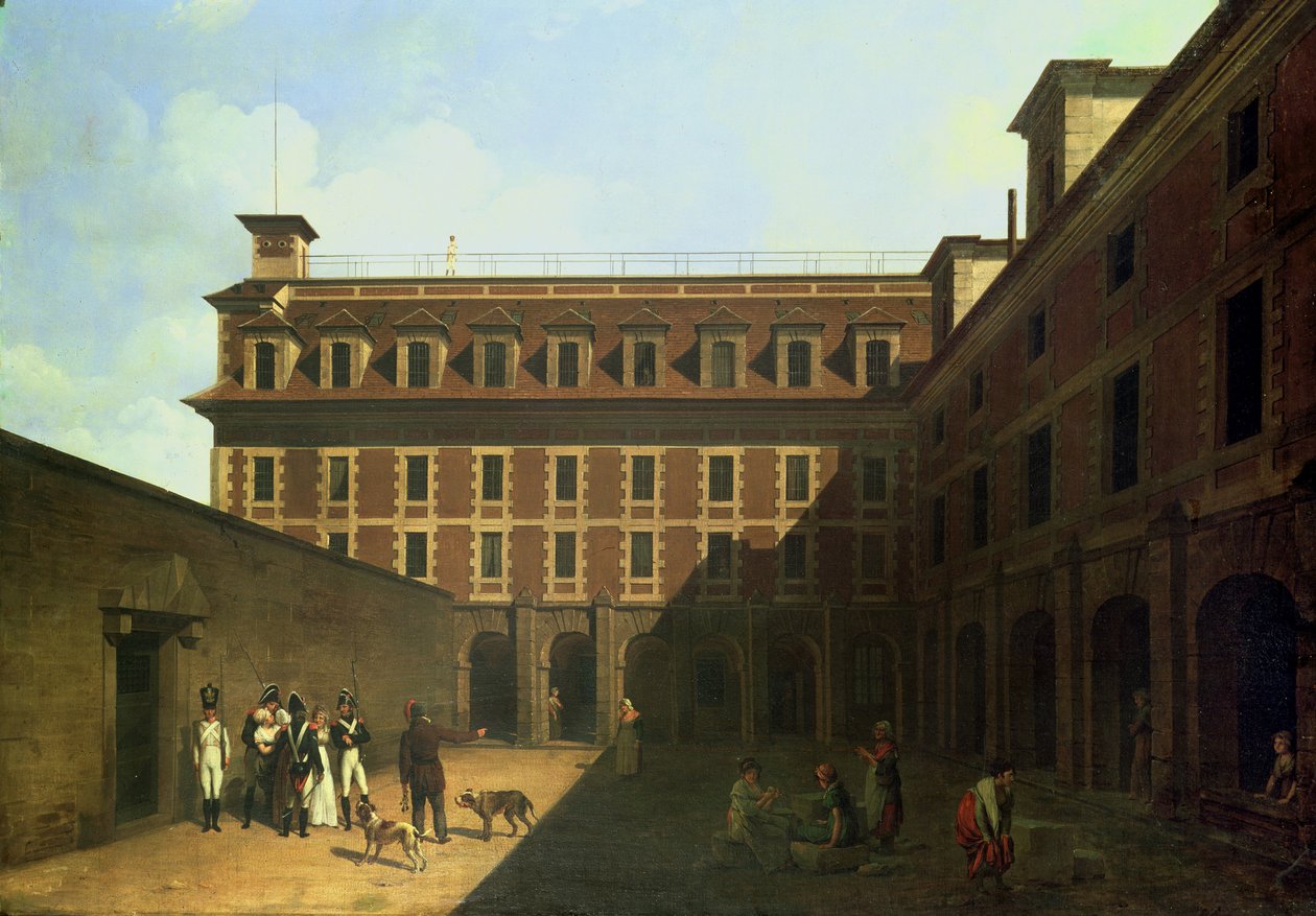 Hapishane des Madelonnettes by Louis Leopold Boilly