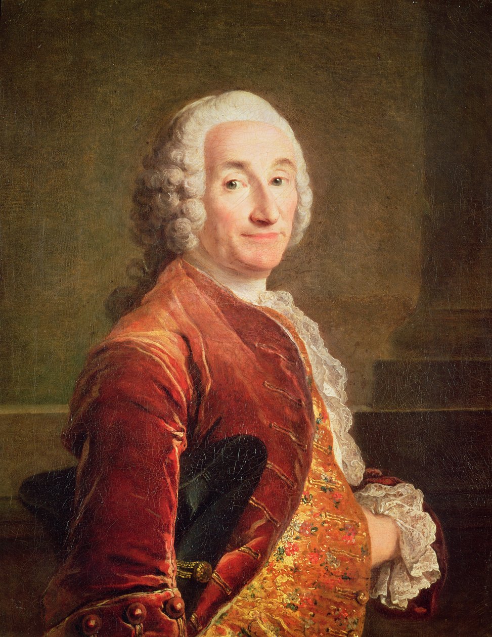 Louis Francois Armand de Vignerot du Plessis (1696-1788) Richelieu Dükü by Louis Tocqué
