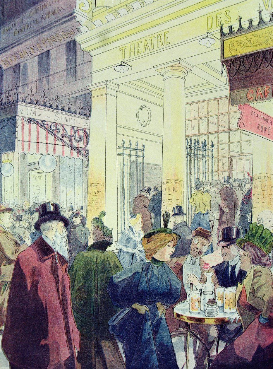 Theatre des Varietes, Boulevard Montmartre, 1897 by Louis Malteste