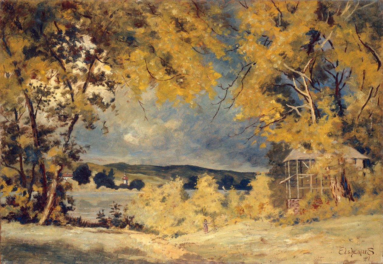 Manzara, Binghamton, New York, 1907 by Louis Michel Eilshemius