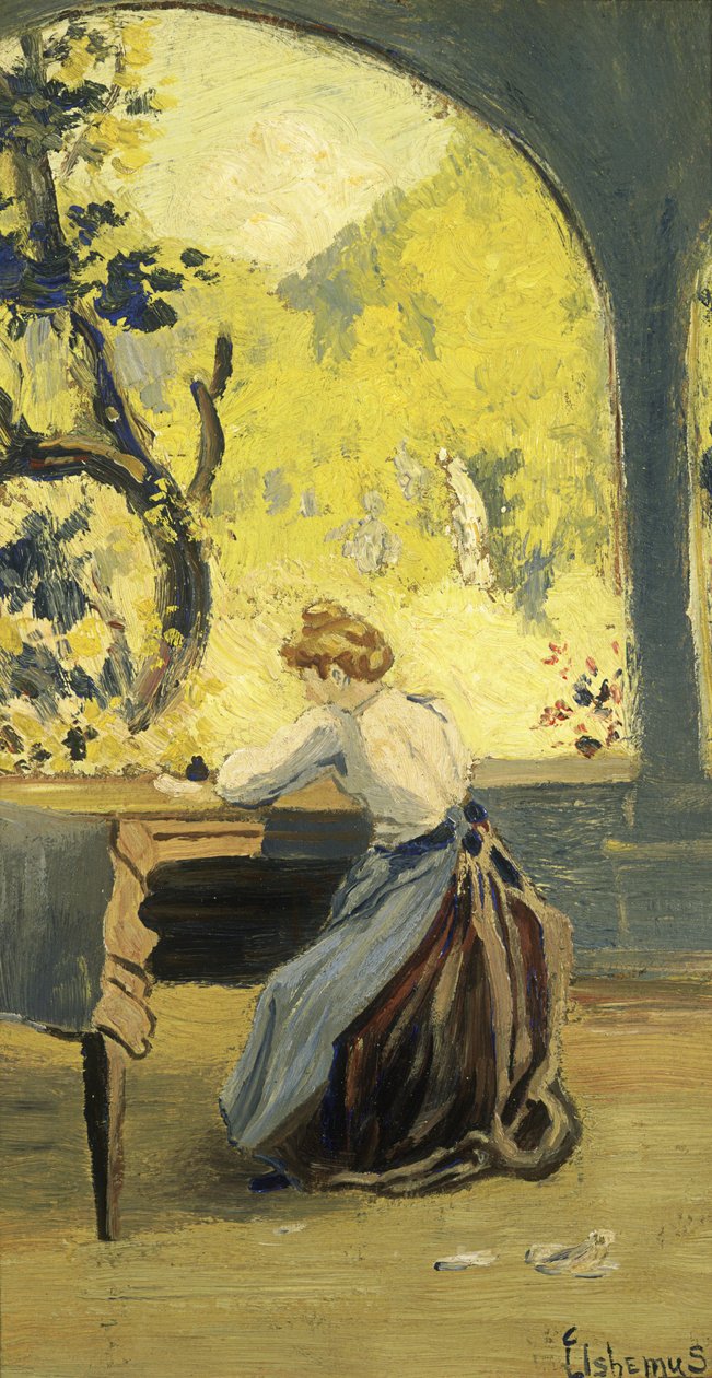 Baharda Veranda by Louis Michel Eilshemius