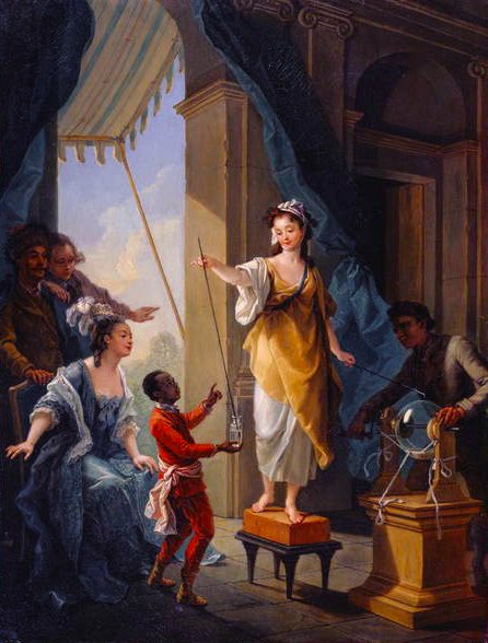 Bir seriden biri olan Elektrik Deneyi by Louis Michel van Loo