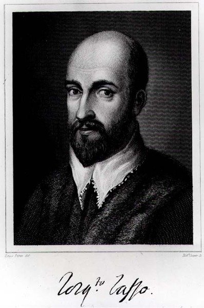 Robert Cooper tarafından oyulmuş Torquato Tasso (1544-95) by Louis Parez
