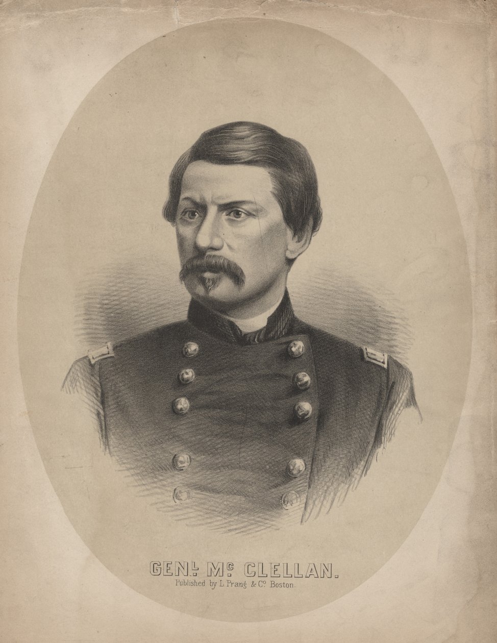 General McClellan, 1862 by Louis Prang