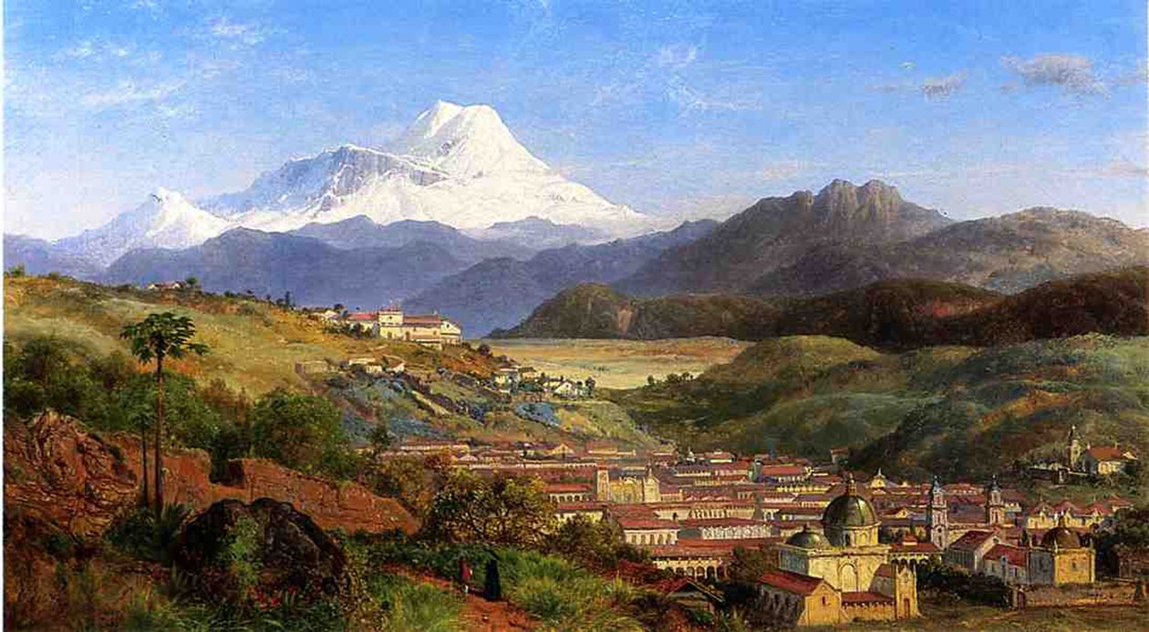 Rio Bamba, Ekvador, 1859 by Louis Rémy Mignot