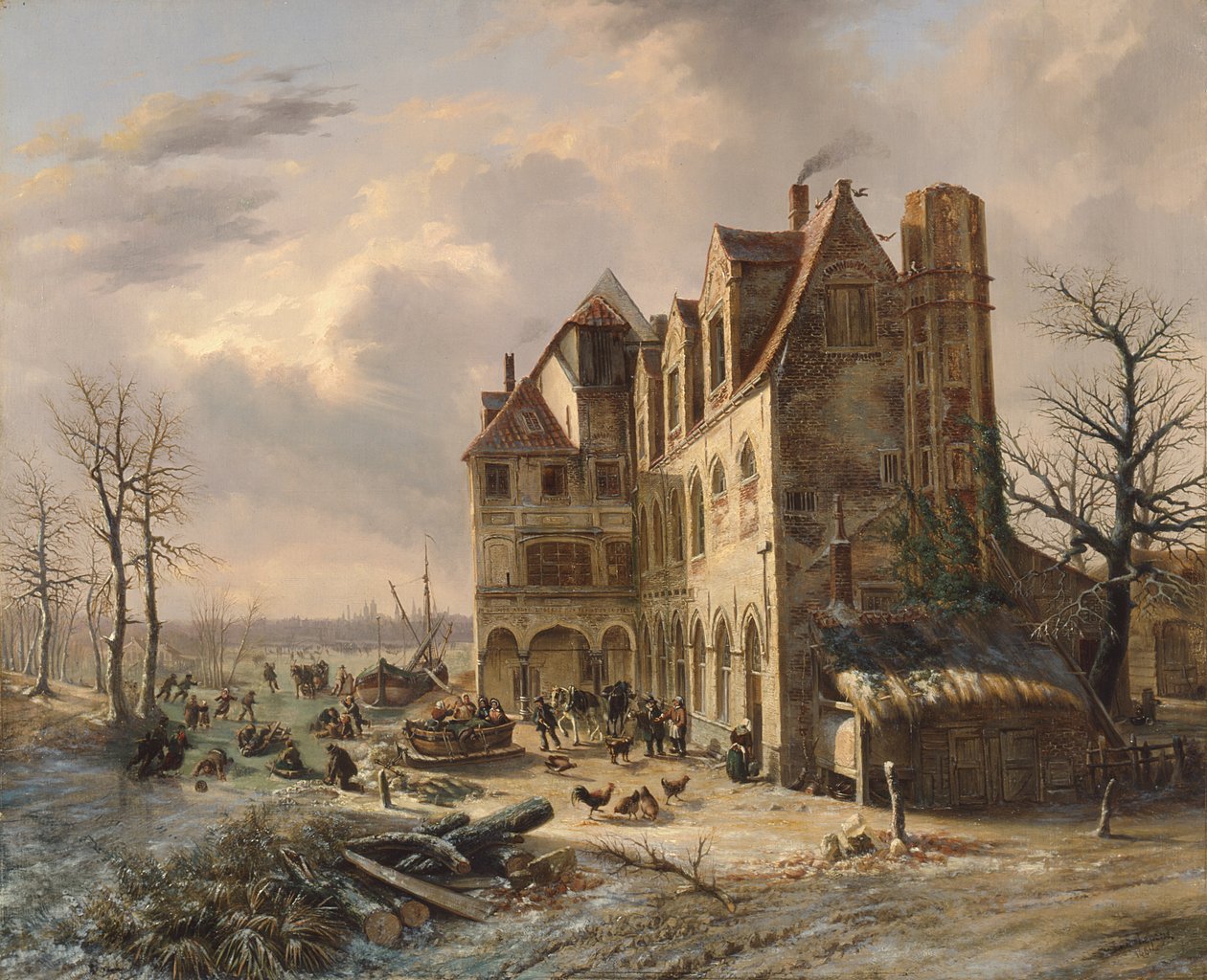 Eski Manastırdaki Değişim by Louis Schepens