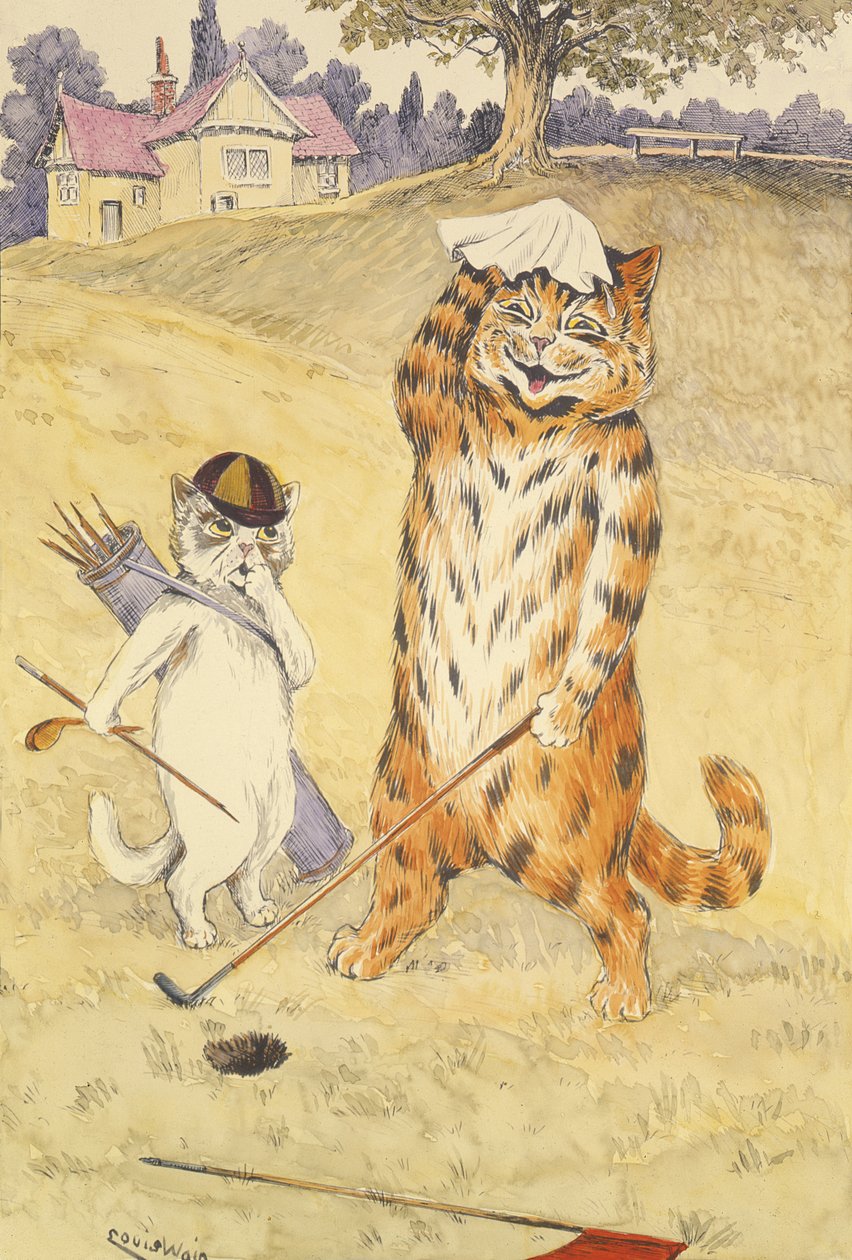 Bir Delik, c.1905 by Louis Wain