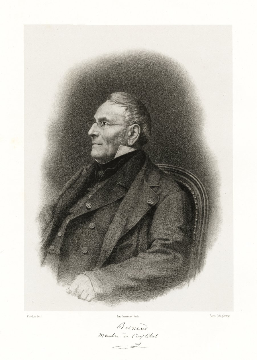 Joseph Toussaint Reinaud, 1865-66 by Louis Eugene Pirodon