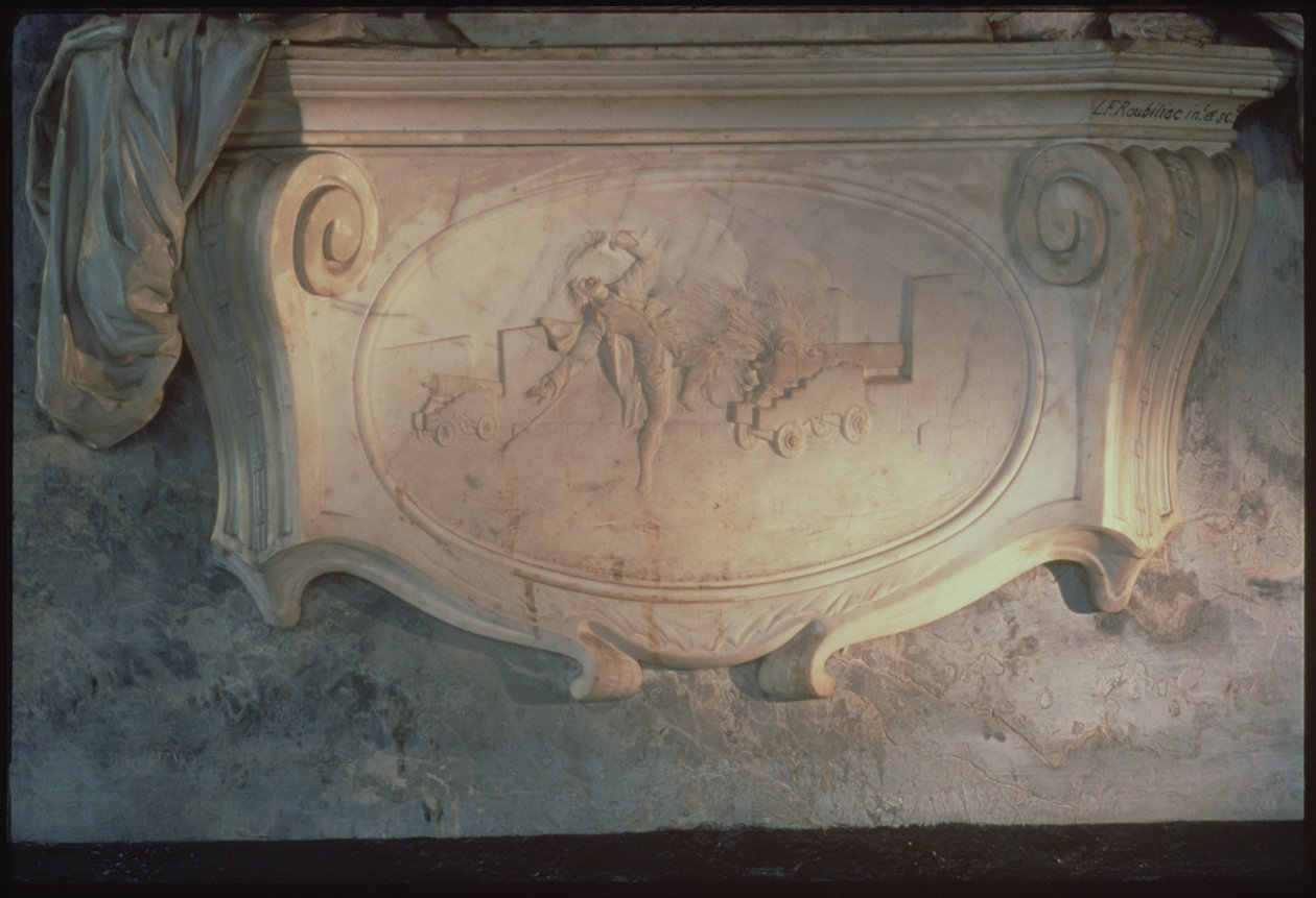Bir anıtın detayı, 1725 mermer by Louis Francois Roubillac